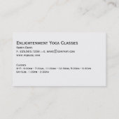 Volledige (verlichte) Lotus/Night Sky Visitekaartje (Achterkant)