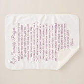 Volledige versie Serenity Prayer Blanket Sherpa Deken (Voorkant (horizontaal))