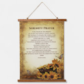 Volledige versie van Serenity Prayer door Reinhold Hangend Wandkleed (Voorkant)