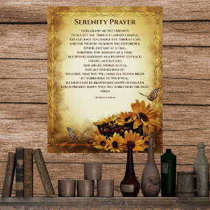 Volledige versie van Serenity Prayer door Reinhold Poster