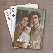 Volledige verticale foto - script aangepaste tekst pokerkaarten