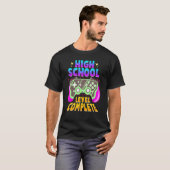 Volledige videogame-controller op school t-shirt (Voorkant volledig)