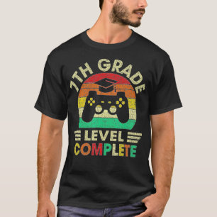 Volledige videogames van de 7e graad op het niveau t-shirt