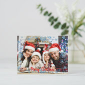 Volledige Voor SneeuwKerstmis van de Foto Briefkaart (Staand voorkant)