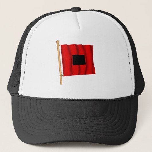 Volledige waarschuwing trucker pet (Voorkant)