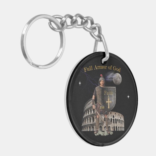 Volledige wapenrusting van God Sleutelhanger (Voorkant Links)