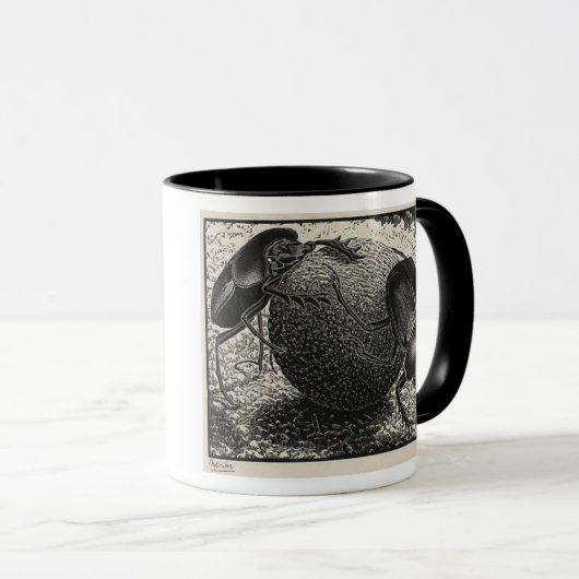 Volledige werkgelegenheid mok (Voorkant rechts)