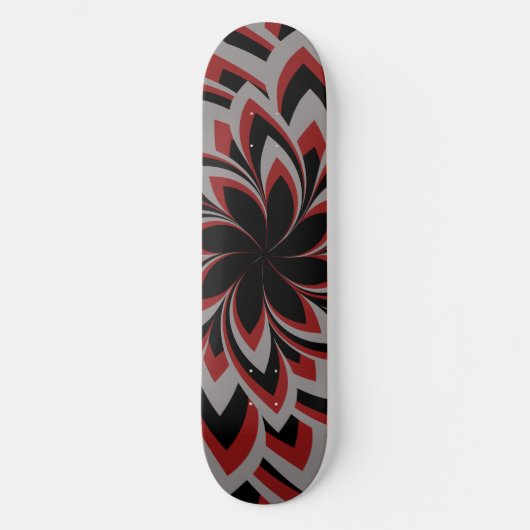 VOLLEDIGE WERVELBLOEM PERSOONLIJK SKATEBOARD (Voorkant)