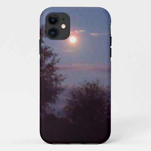 volledige Wolf Moon stijgend Case-Mate iPhone Case (Achterkant)