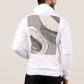 Volledige zip hoodie in stijlvolle graphics (Achterkant)