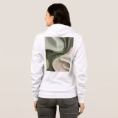 Volledige zip hoodie in stijlvolle graphics (Achterkant volledig)