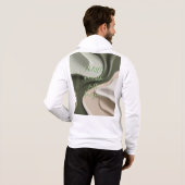 Volledige zip hoodie in stijlvolle graphics (Achterkant volledig)
