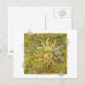 volledige zonnezijde briefkaart (Voorkant / Achterkant)