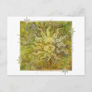 volledige zonnezijde briefkaart