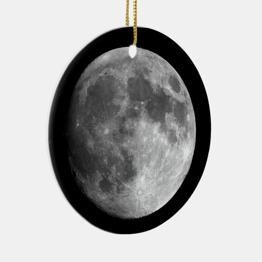 Vollemaan Afbeelding BnW Ornament (Rechts)