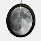 Vollemaan Afbeelding BnW Ornament (Links)