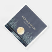 Vollemaansbos en meer bruiloft servetten (Hoek)