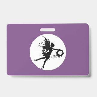 Vollemaansfeeën Plastic Badge - Horizontaal