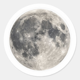 Vollemaansnacht Lucht Esthetische Kunst Sticker