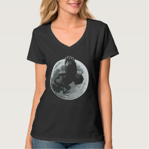 Vollemaansraaf Kraai Donkere Vogel Gotisch T-shirt