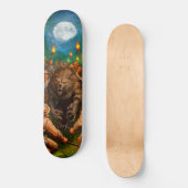 Vollemaansweerwolf Lycanthrope wraak Persoonlijk Skateboard (Voorkant)