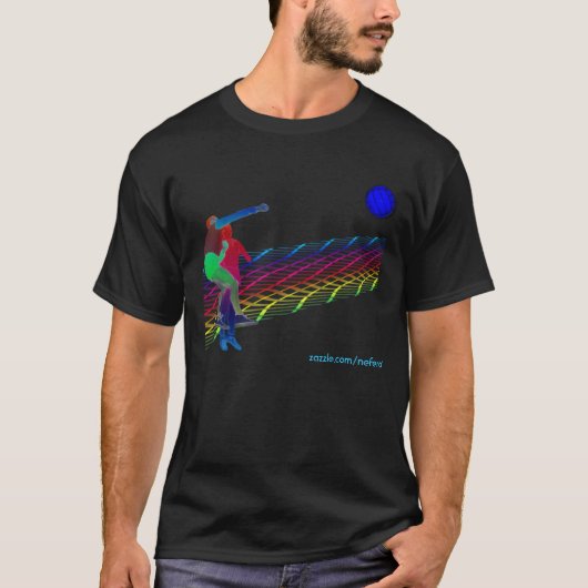 volley 2 t-shirt (Voorkant)