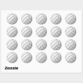 Volley Ball Ronde Sticker (Vel)