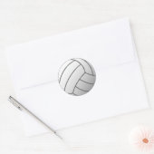 Volley Ball Ronde Sticker (Envelop)