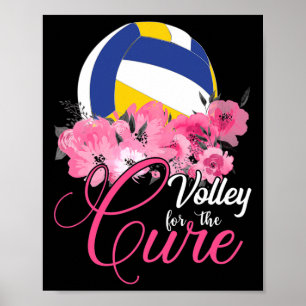 Volley for the Cure Borstkanker Roze lint - VO Poster