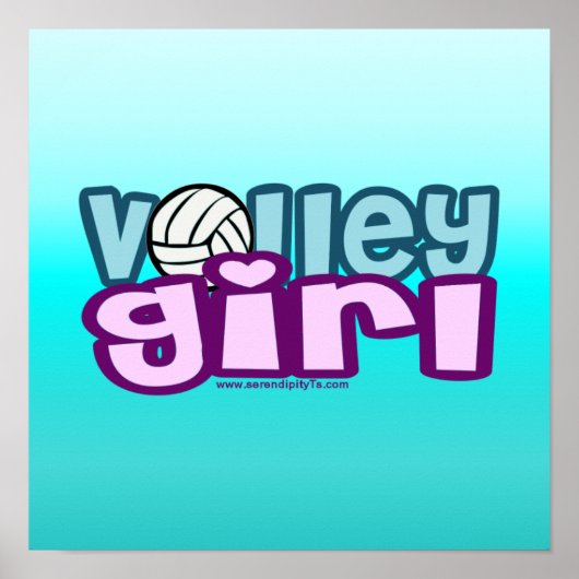 Volley Girl Poster (Voorkant)
