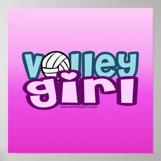 Volley Girl Poster (Voorkant)