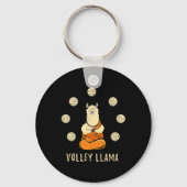 Volley Llama Lover Schattig Volleybal Team Voor Me Sleutelhanger (Voorkant)