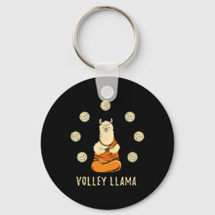 Volley Llama Lover Schattig Volleybal Team Voor Me Sleutelhanger
