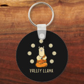 Volley Llama Lover Schattig Volleybal Team Voor Me Sleutelhanger (Voorkant)