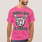 Volley Llamas Volleybal T-shirt (Voorkant)