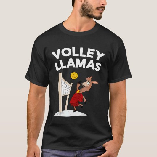 Volley Llamas Volleybalteam T-shirt (Voorkant)