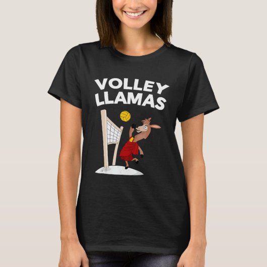 Volley Llamas Volleybalteam T-shirt (Voorkant)