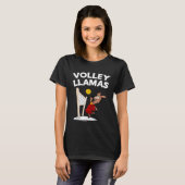 Volley Llamas Volleybalteam T-shirt (Voorkant volledig)