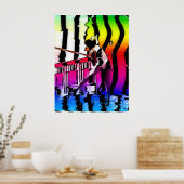 Volley smash graffiti poster (Keuken)