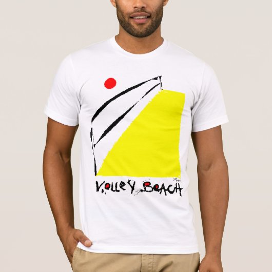 Volley Strand T-shirt (Voorkant)