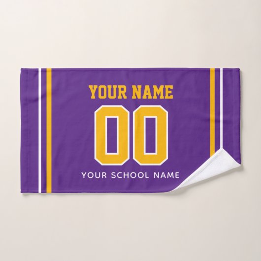 Volleybal aangepaste naam & rugnummer, teamcadeau handdoek (Handdoek)