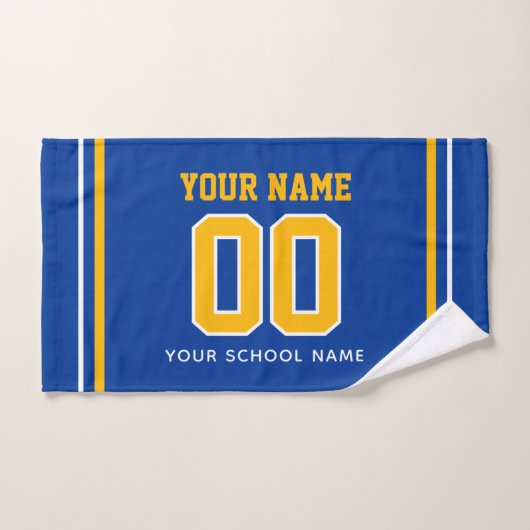 Volleybal aangepaste naam & rugnummer, teamcadeau handdoek (Handdoek)
