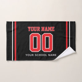 Volleybal aangepaste naam & rugnummer, teamcadeau handdoek