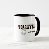 Volleybal (aanpasbaar) mok (Voorkant rechts)