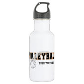 Volleybal (aanpasbaar) waterfles  (Voorkant)