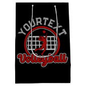  Volleybal ADD NAAM Spike Bal Aanval Teamsporten Medium Cadeauzakje (Achterkant)