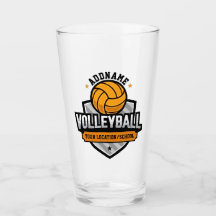 Volleybal ADD TEKST School Varsity Team Speler