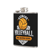 Volleybal ADD TEKST School Varsity Team Speler Heupfles (Links)