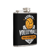 Volleybal ADD TEKST School Varsity Team Speler Heupfles (Rechts)