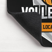 Volleybal ADD TEKST School Varsity Team Speler Muismat (Hoek)